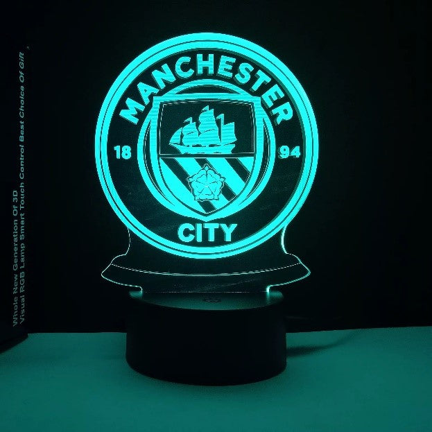 Manchester city 3d acrylic lights