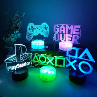 Gaming acrylic 3d acrylic lights