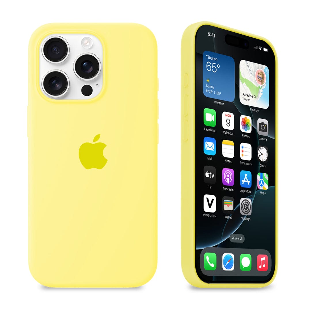 Yellow iPhone Silicone Case